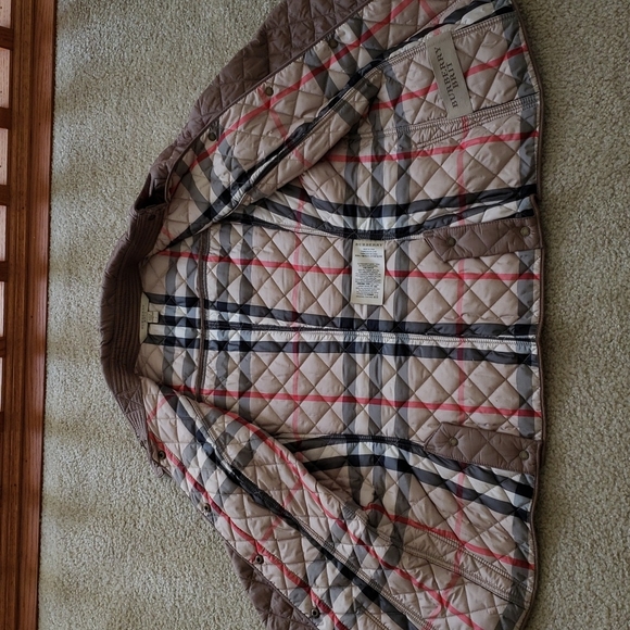 BURBERRY KENCOTT NOVA CHECK LINED QUILTED JACKET - Picture 8 of 11